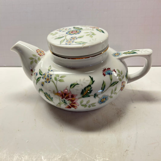 Ceramic  White Floral Tea Pot