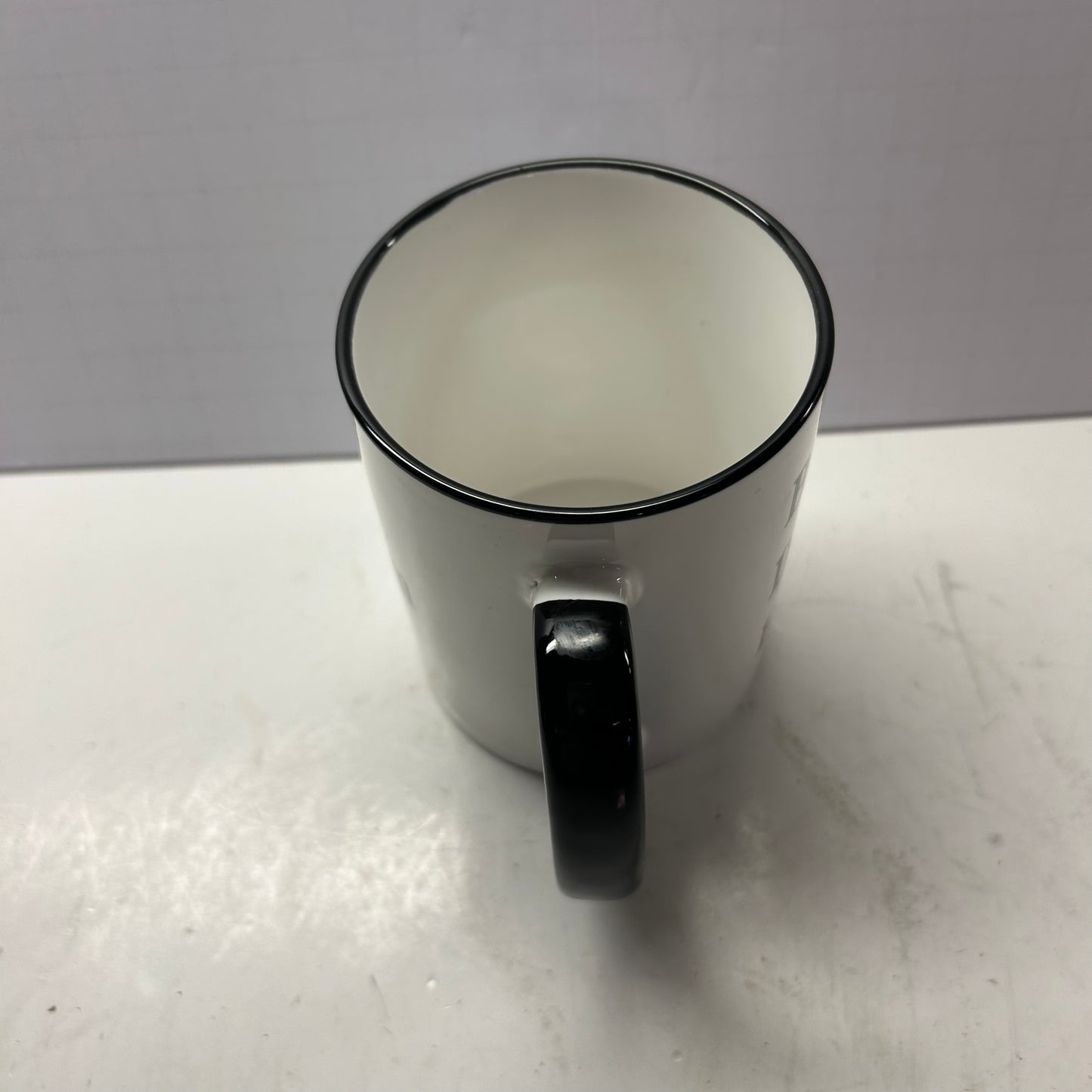 "Best Dog Mom Ever" Mug White w/ Black Trim & Handle