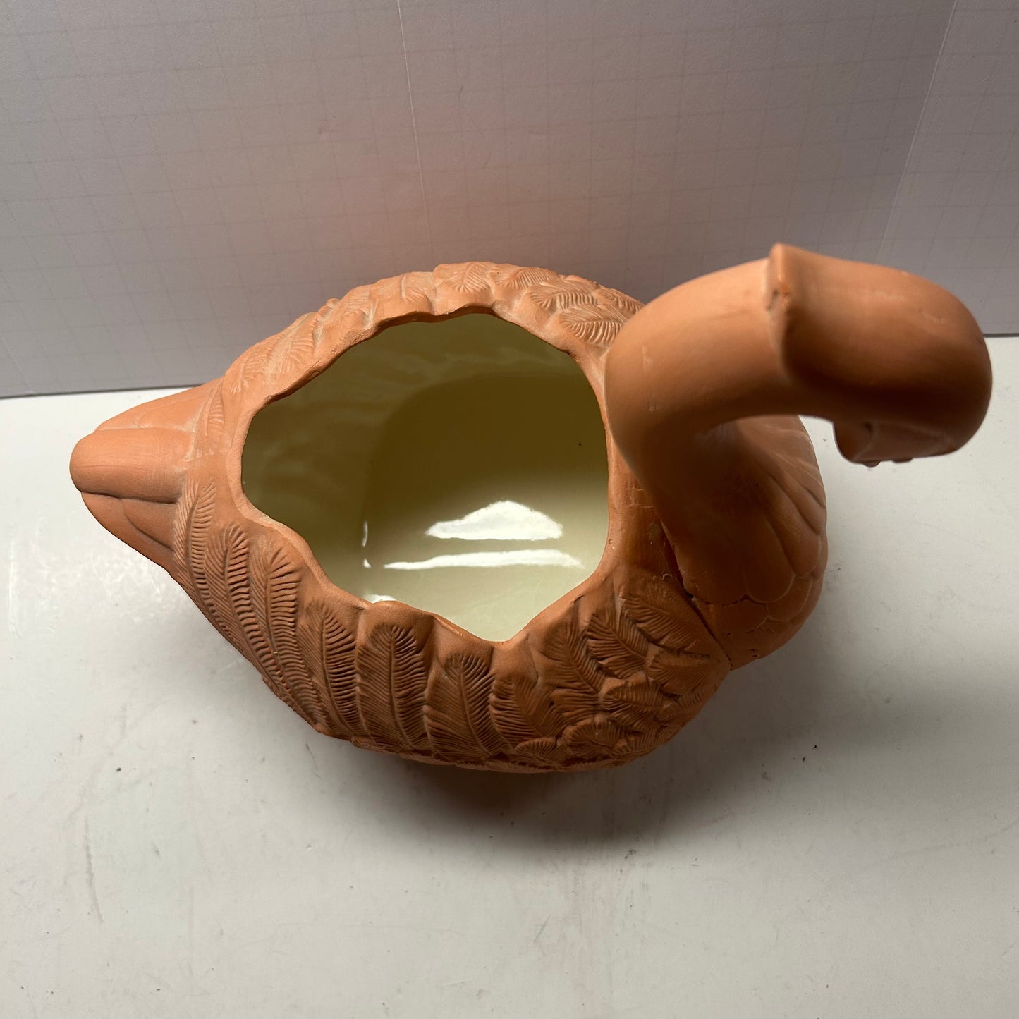 Beautiful Swan Ceramic Pottery Plantar