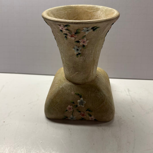 Vintage Party Lite Terrace Blossom Floral Pedestal Pillar Candle Holder