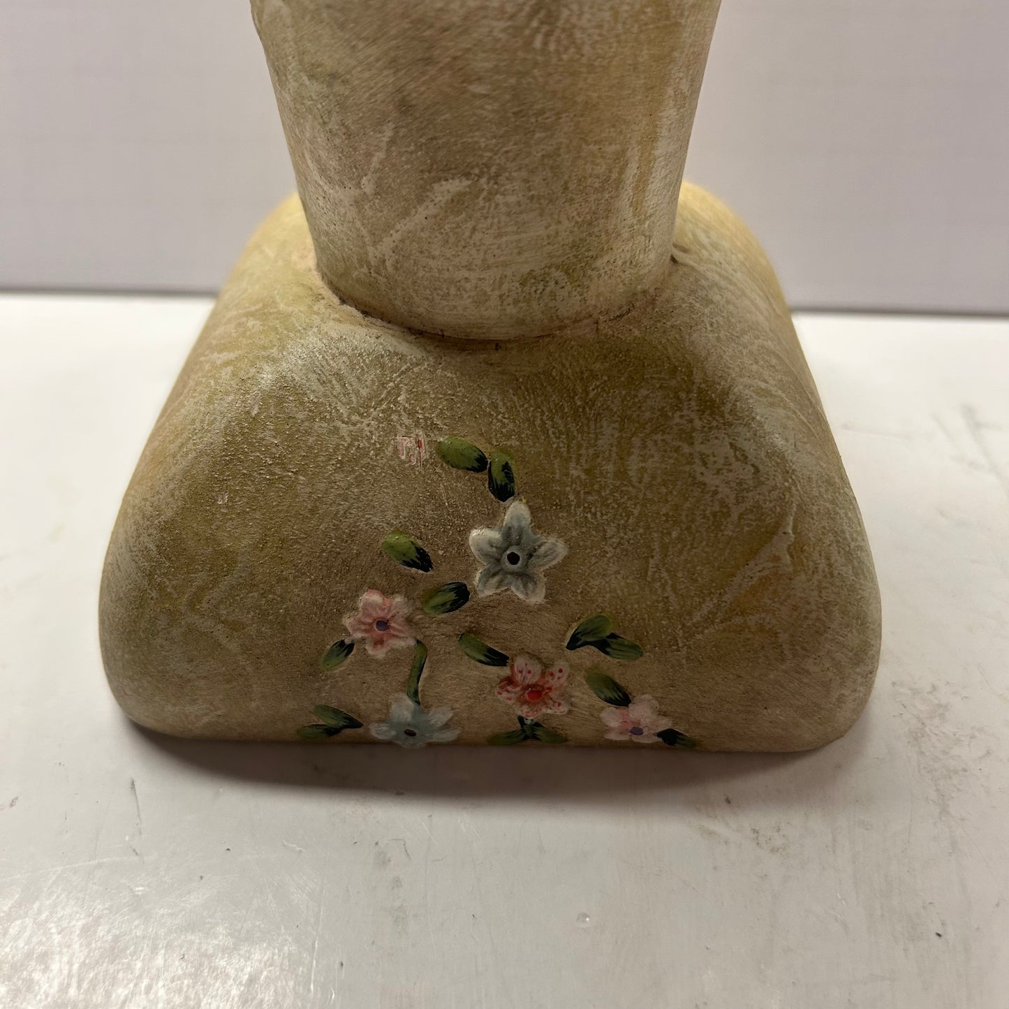 Vintage Party Lite Terrace Blossom Floral Pedestal Pillar Candle Holder