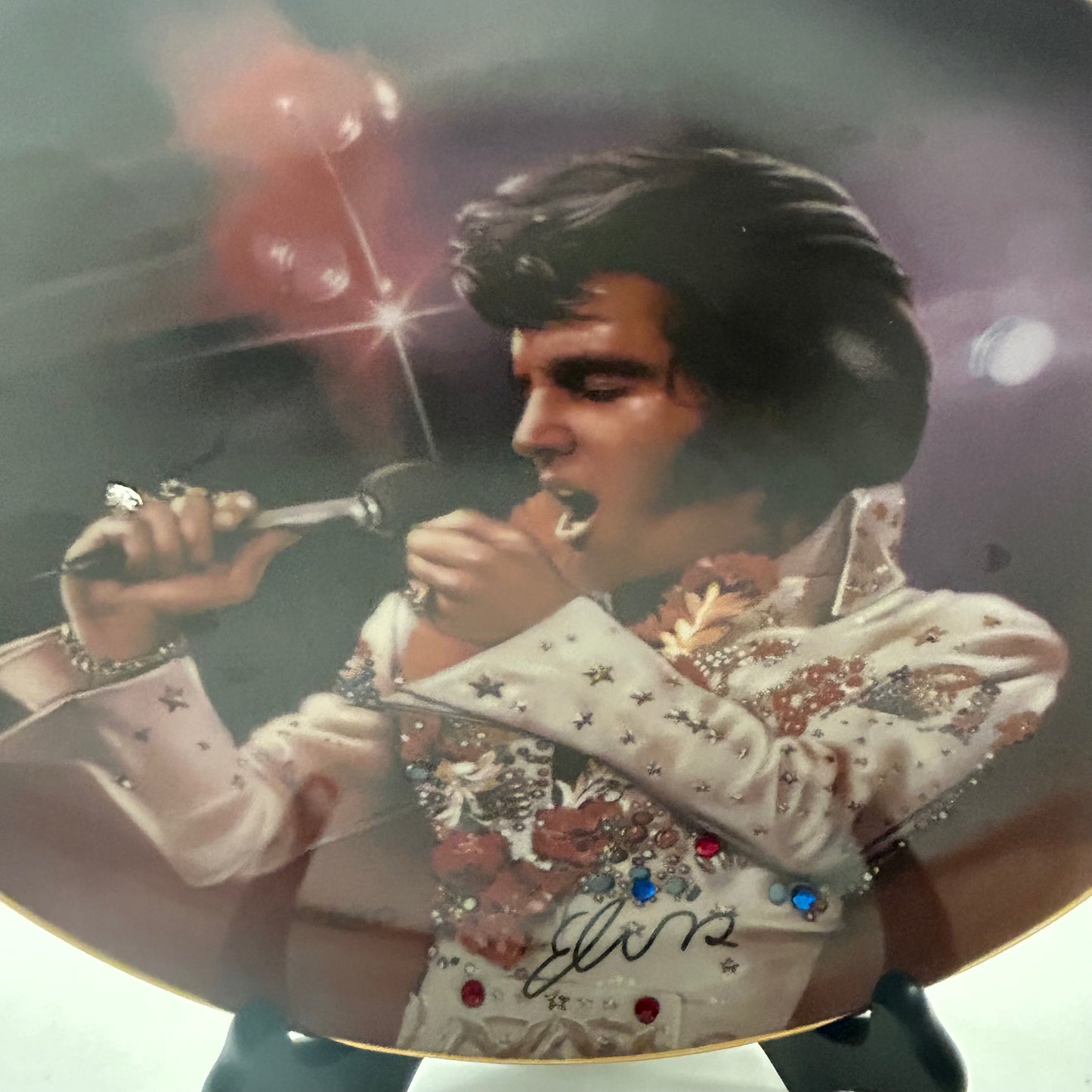 Collectable Elvis Plates (2 piece set)