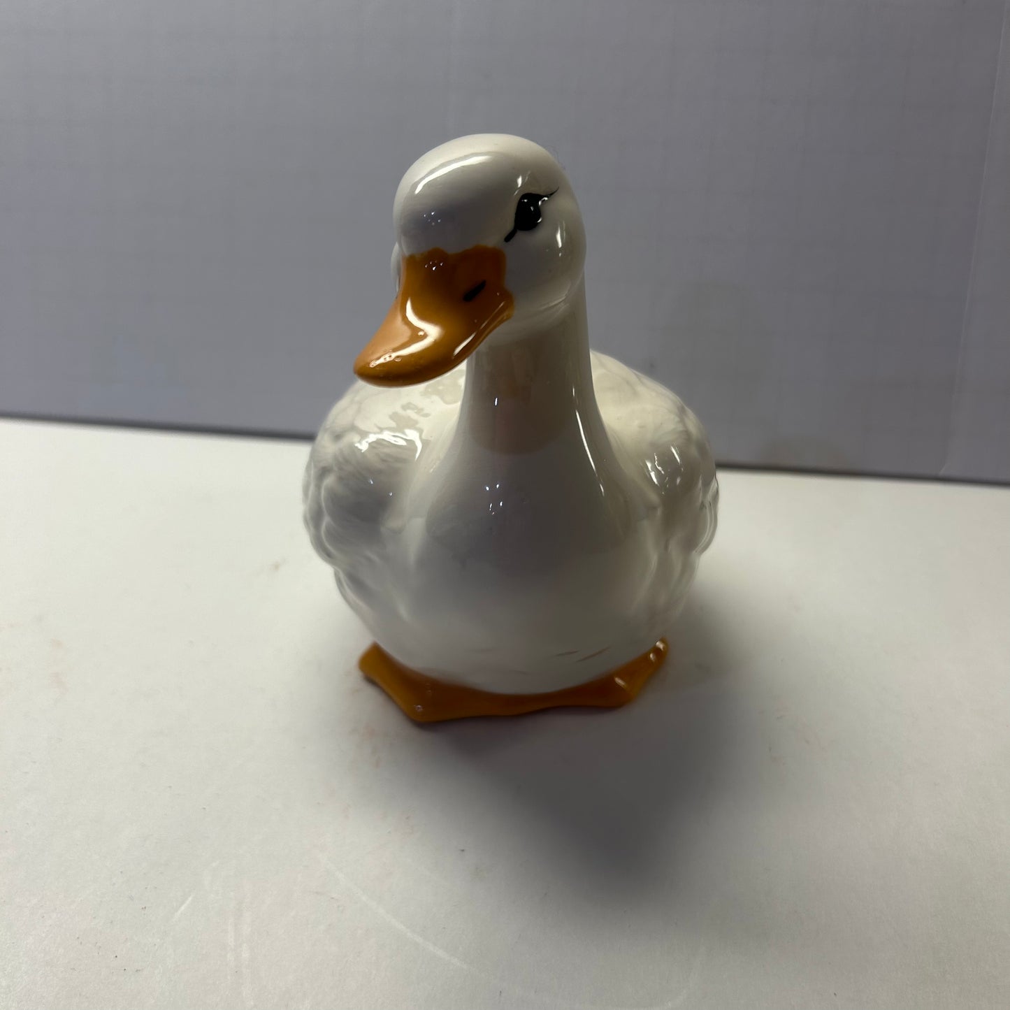 Vintage Lasting Products Inc Duck Figurine Hand Painted Ceramic Made in USA