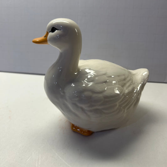 Vintage Lasting Products Inc Duck Figurine Hand Painted Ceramic Made in USA