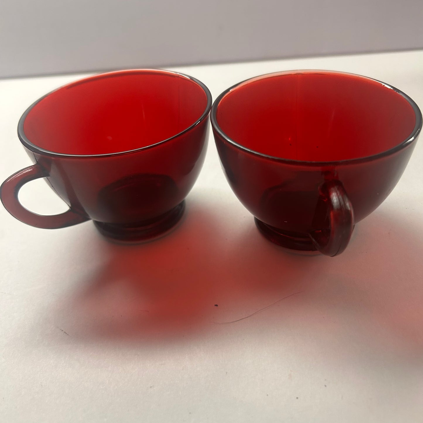 Royal Ruby Red Punch Cup- Anchor Hocking Vintage 1940's-1960's
