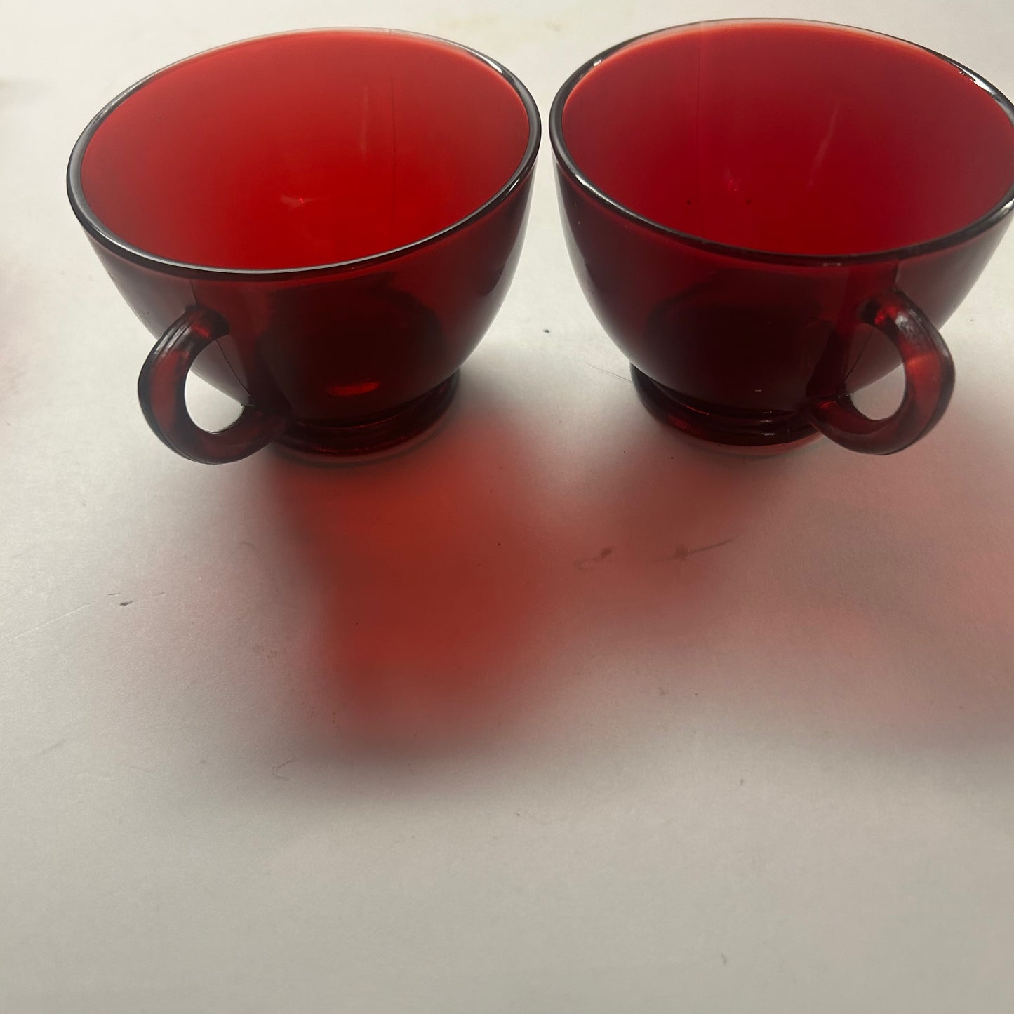 Royal Ruby Red Punch Cup- Anchor Hocking Vintage 1940's-1960's