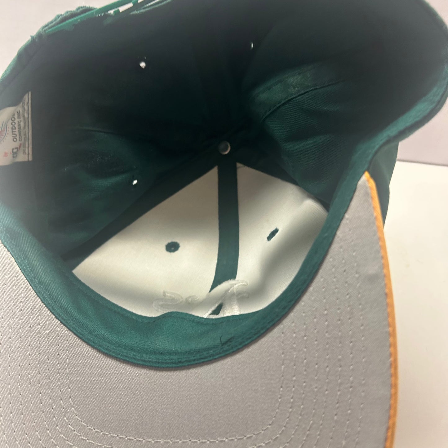 Oakland Athletics "A's" Hat Green & Yellow Snapback