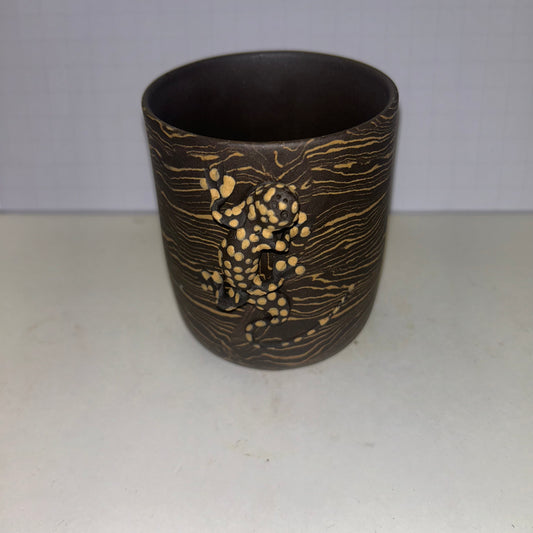 3D Brown Speckled Gecko Mug