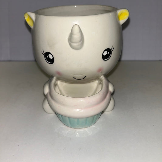 3D White Unicorn Mug