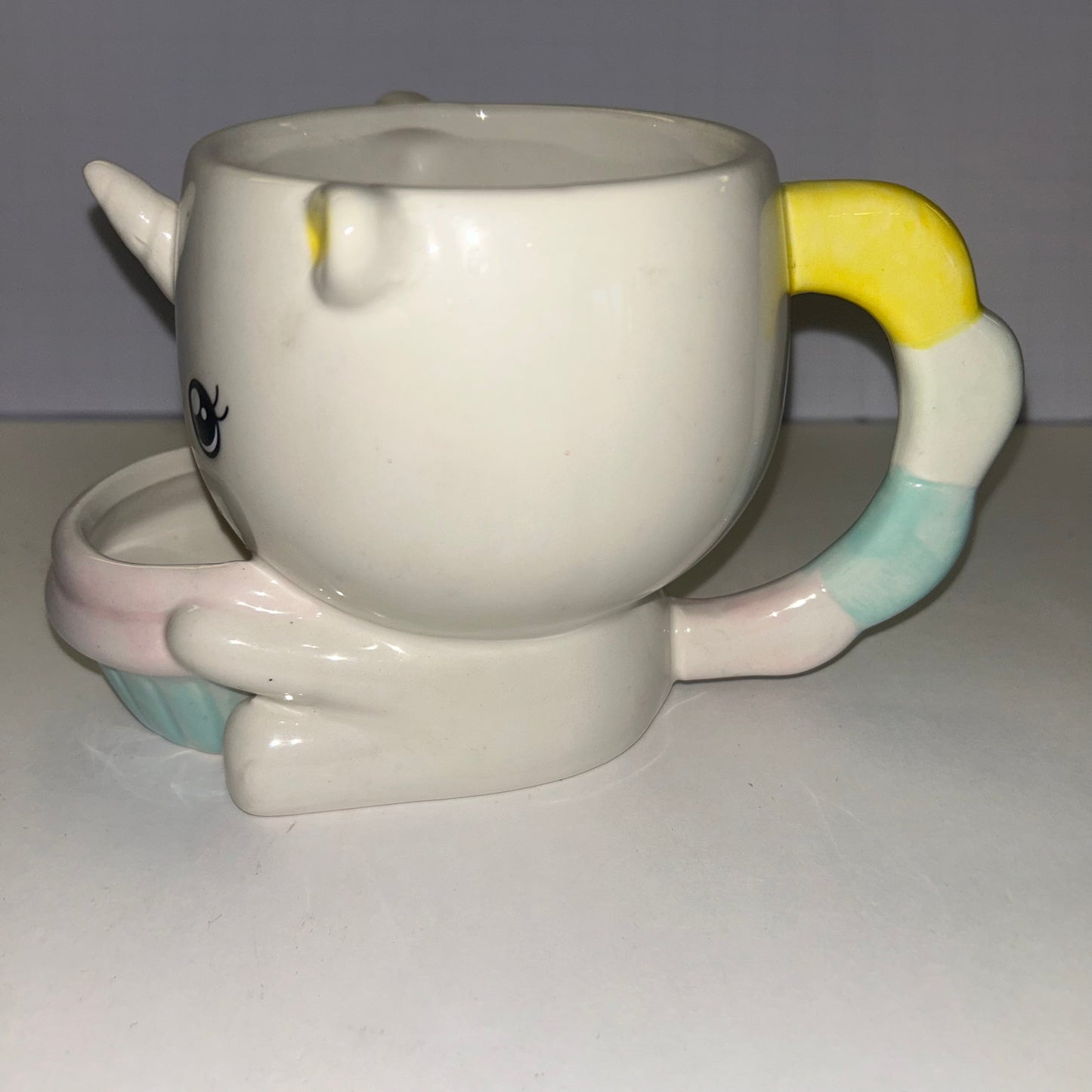 3D White Unicorn Mug