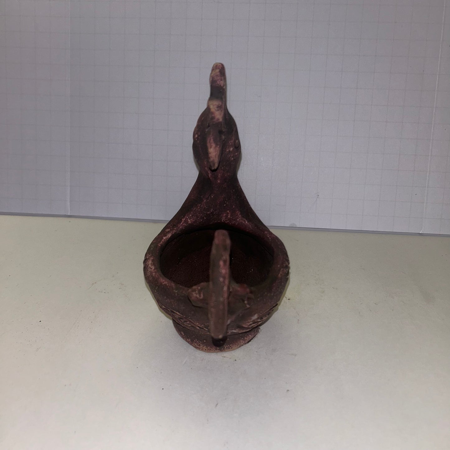 Red Rooster Pottery Sculpture