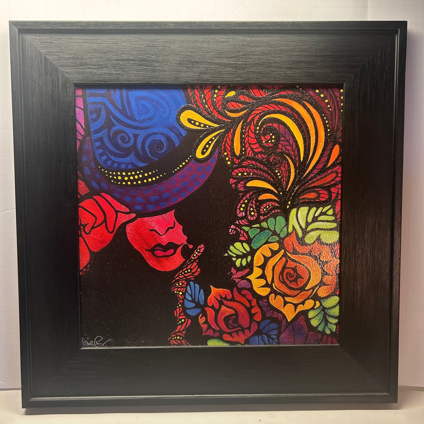 Women of Color Portraits 16x16in (set of 2)