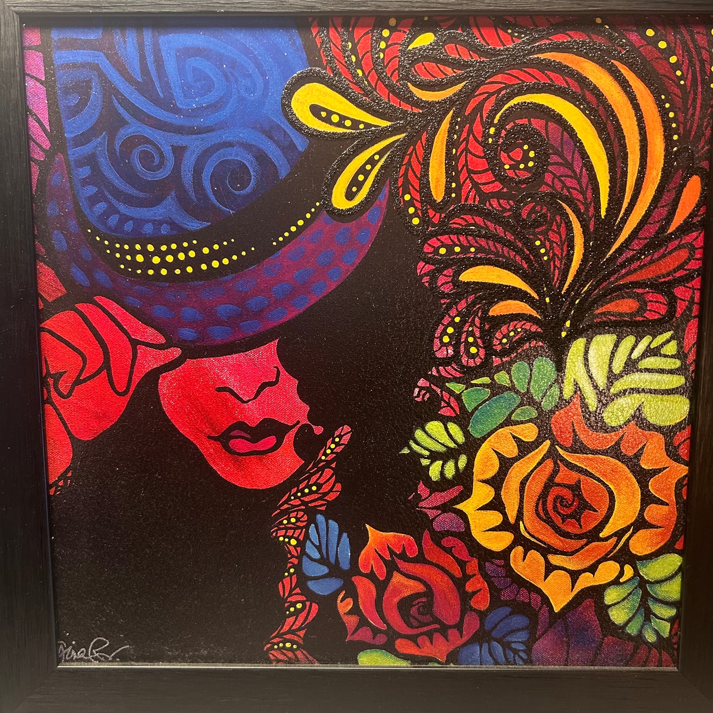 Women of Color Portraits 16x16in (set of 2)
