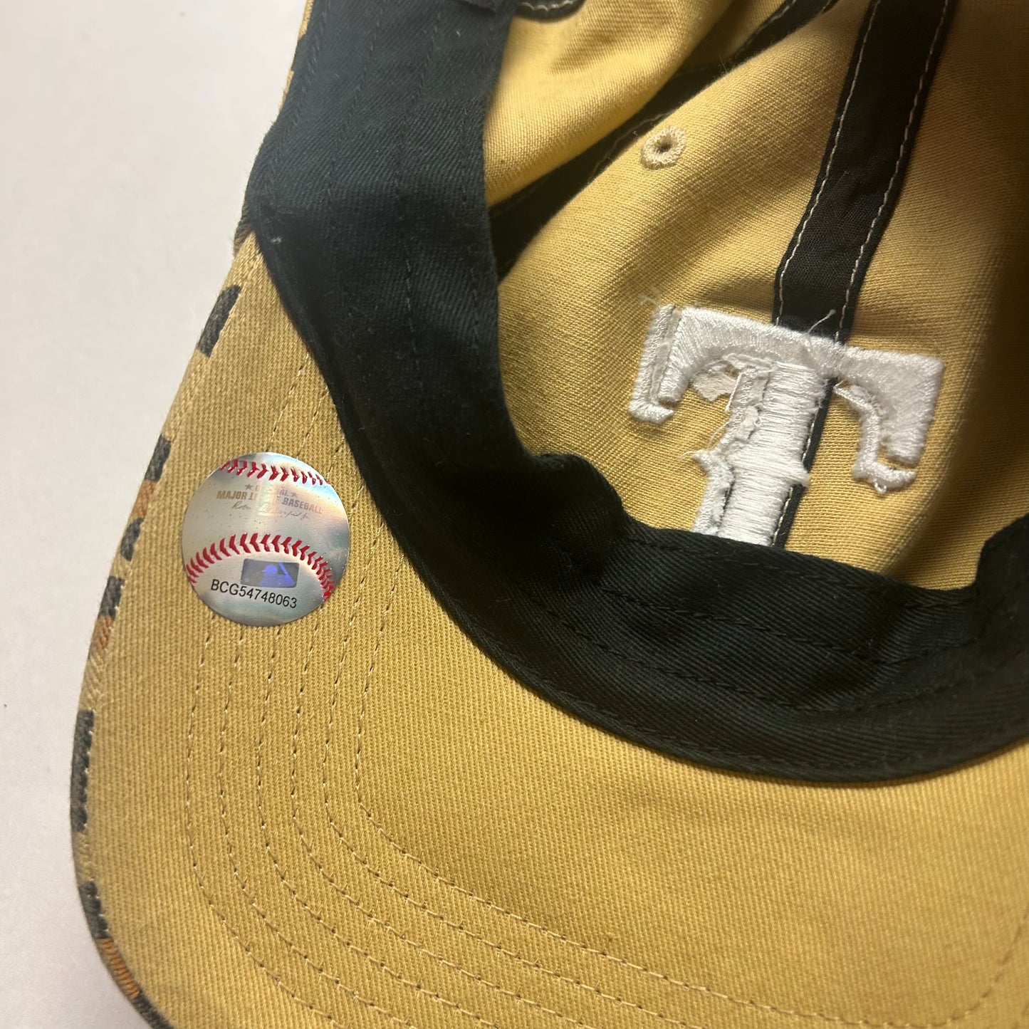 Texas Rangers "T" Leopard Women Adjustable Hat