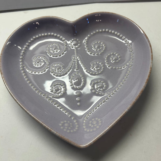 Lenox Lilac Heart "French Trinket Plate"