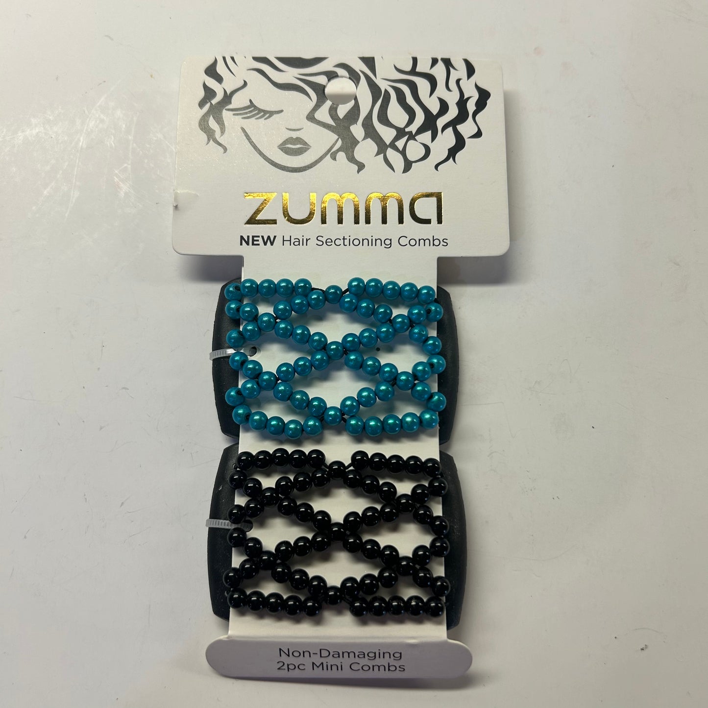 Zumma "New Hair Sectioning Combs" Blue & Black