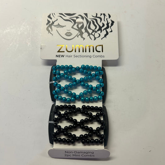 Zumma "New Hair Sectioning Combs" Blue & Black