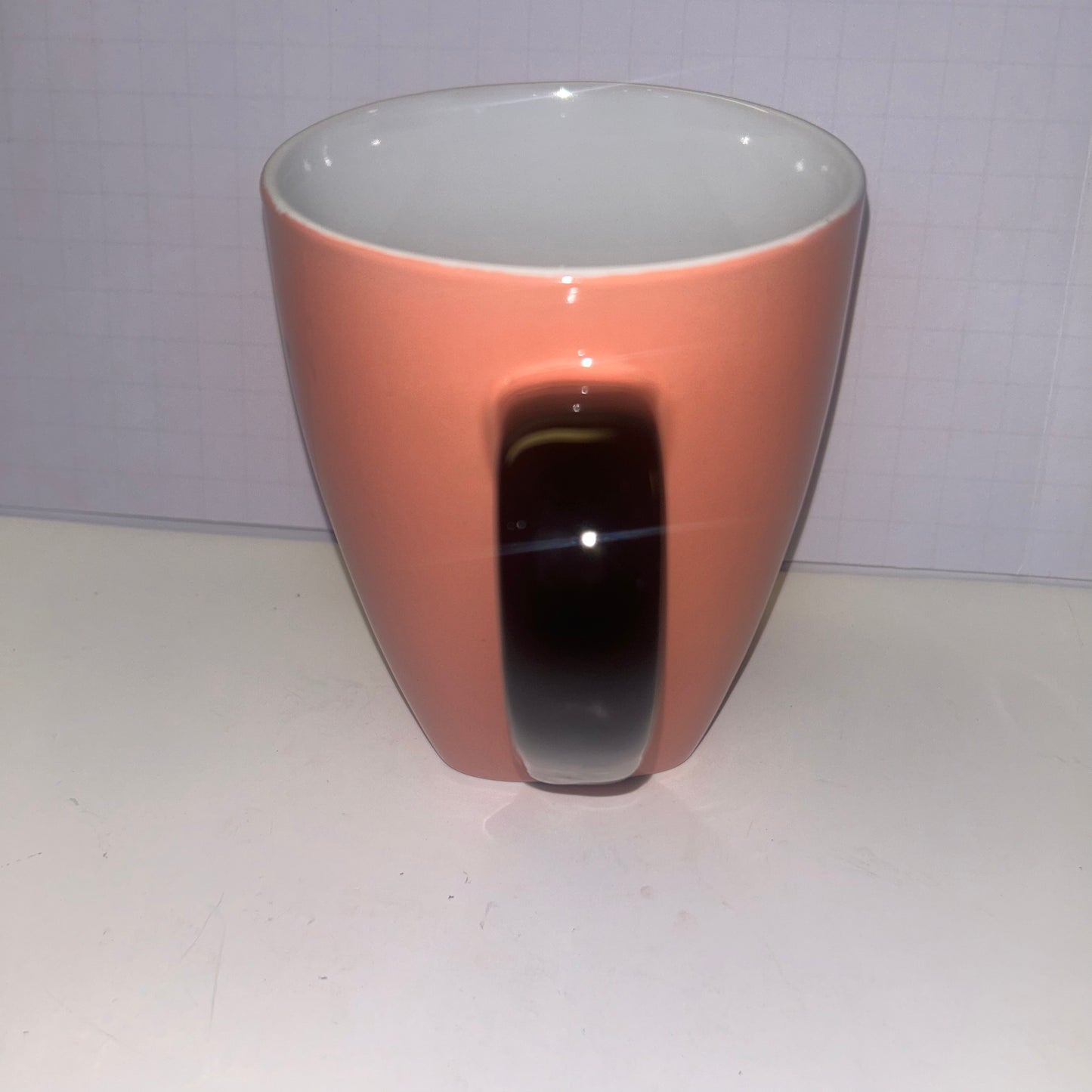 Pink Mug "Don't Stress Meowt!" w/ Black Cat