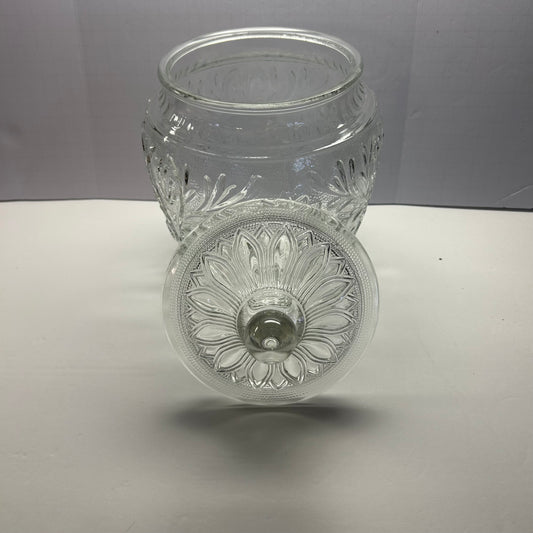 Anchor Hawking Daisy Pattern Glass Cookie/Candy (Vintage)