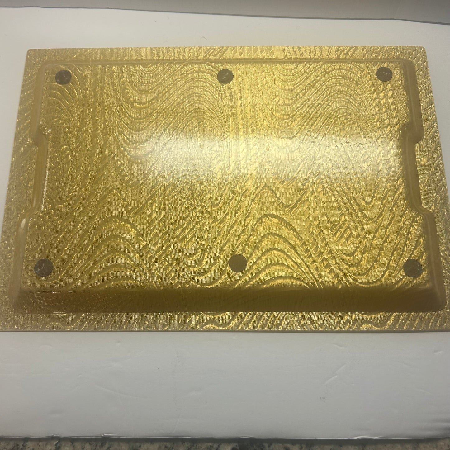 Metallic Gold Color Serving Tray