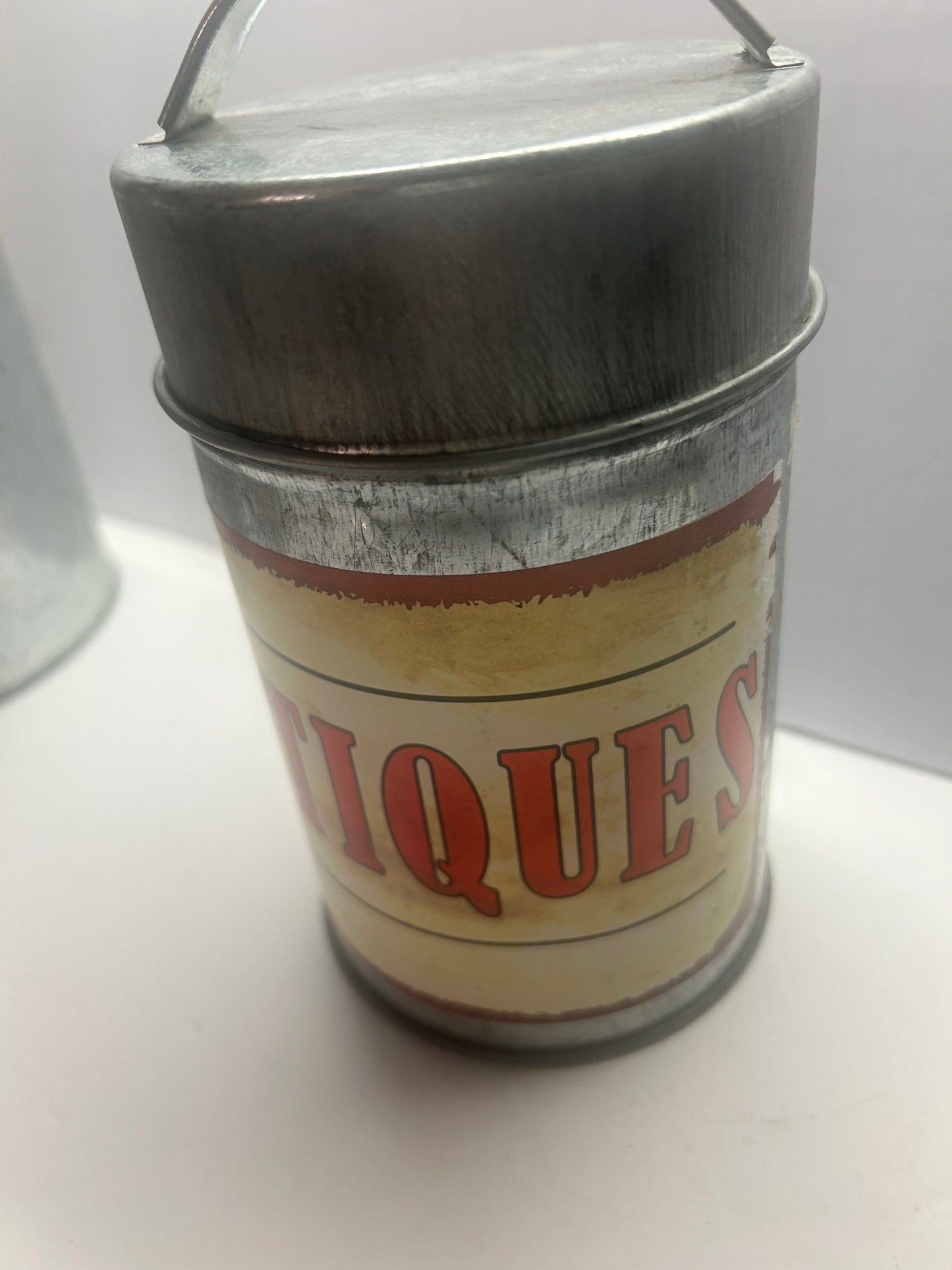Antique Styled Metal Canisters/Storage Containers(set of 4)