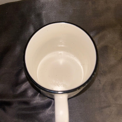 Mug White & Black with “G” Letter monogram 12oz