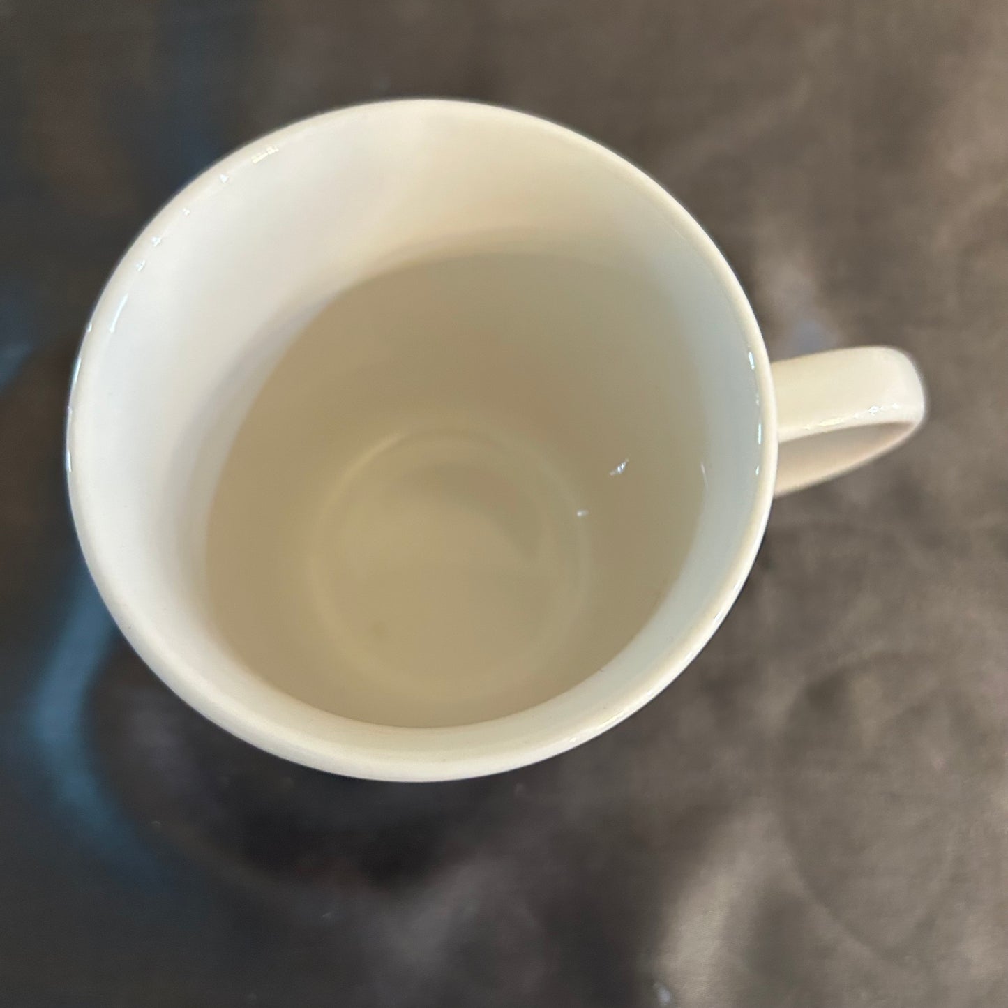 White & Pink Mug w/ Damask Design