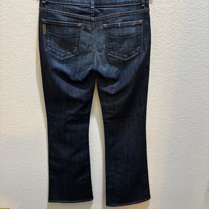 Paige women’s blue bootcut jeans, size 30