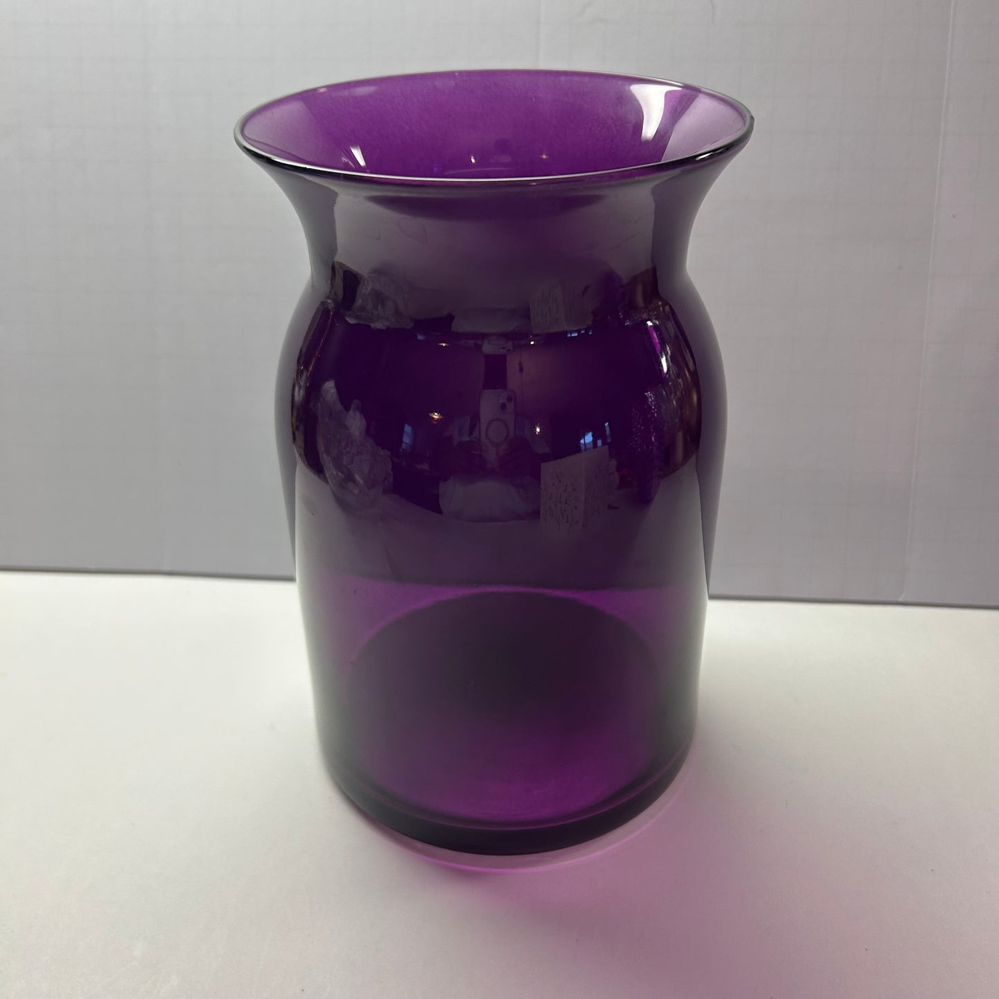 Purple Glass Vase