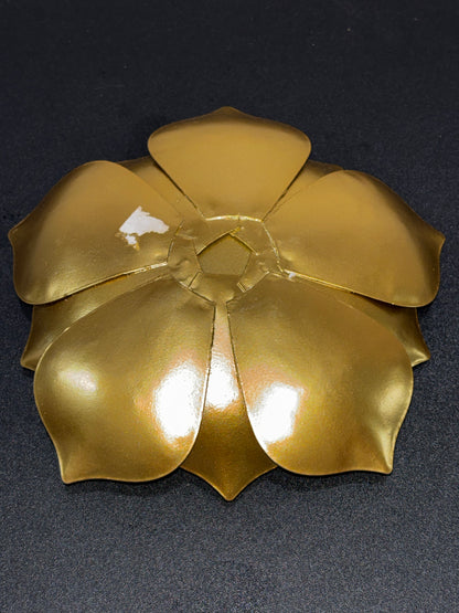 Gold Metal Flower Tealight holder