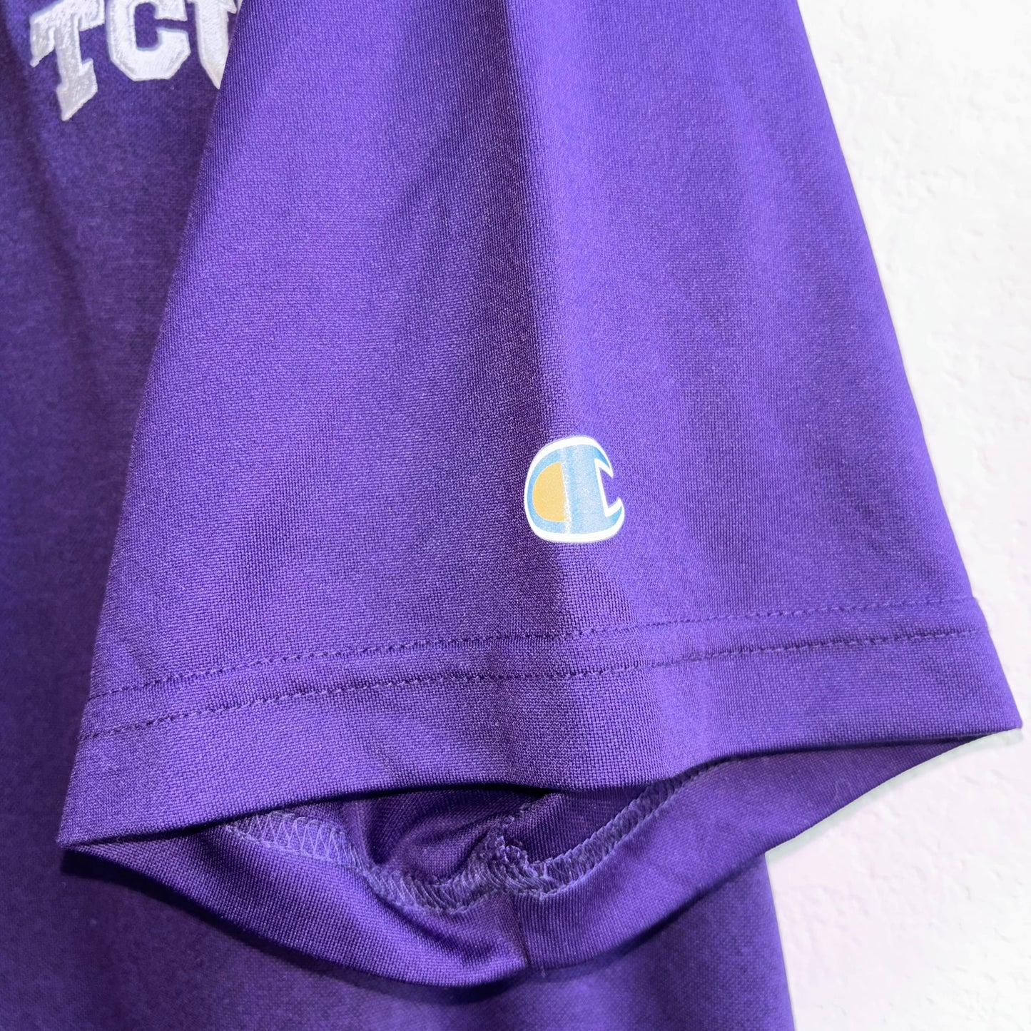 Texas Christian University (TCU) ￼Purple Men’s 2XL Polo by Champion