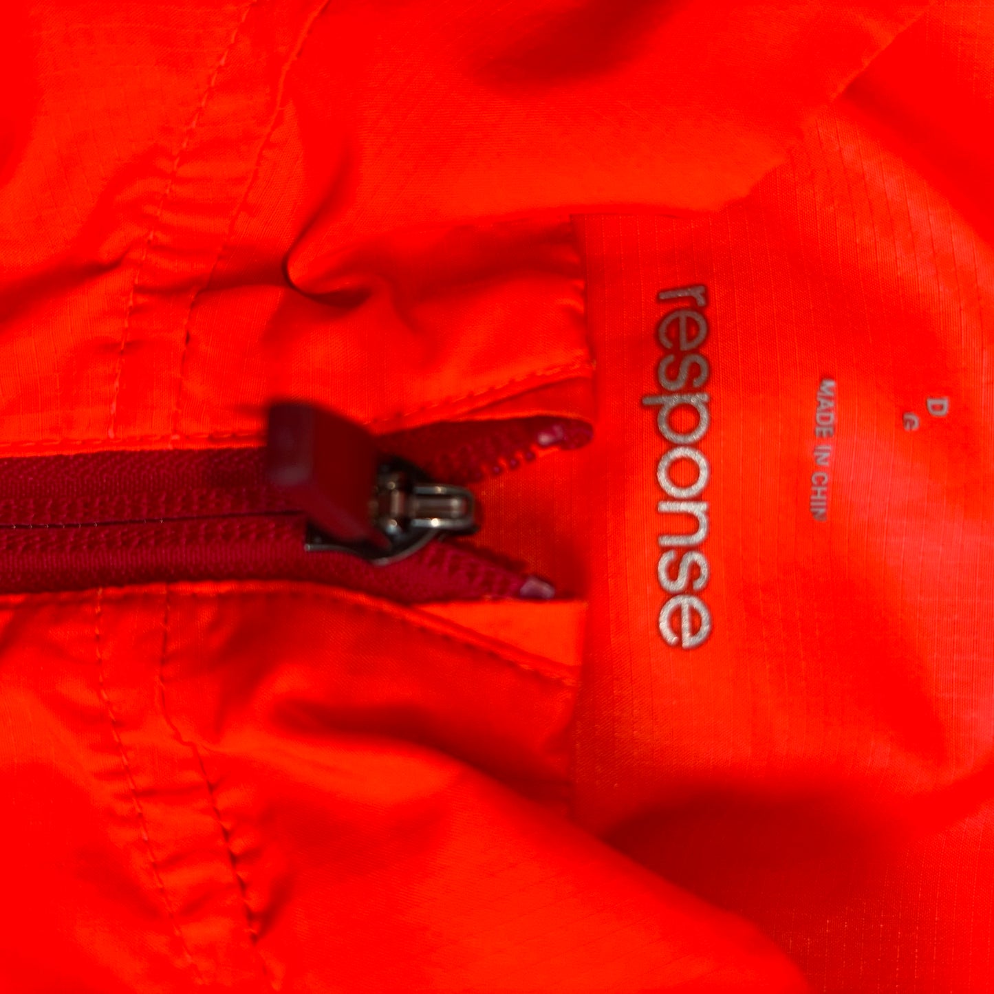 Adidas neon orange windbreaker, lightweight size XL men’s reflective