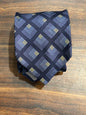 John W. Nordstrom Blue w/ Diamond Designs 100% Silk 61”