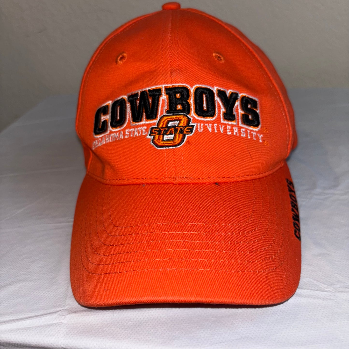 Oklahoma State University OSU Cowboys Orange baseball adjustable Ha