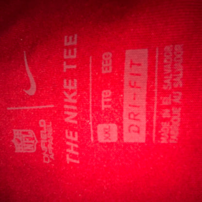 NFL Houston Texans Red The Nike Tee Dri-fit long sleeve shirt size 2XL
