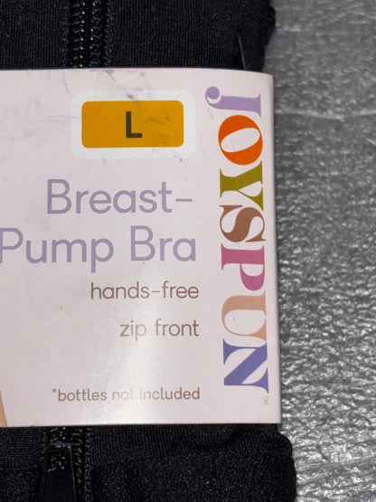 Joyspun Black Breast Pump Bra size Large