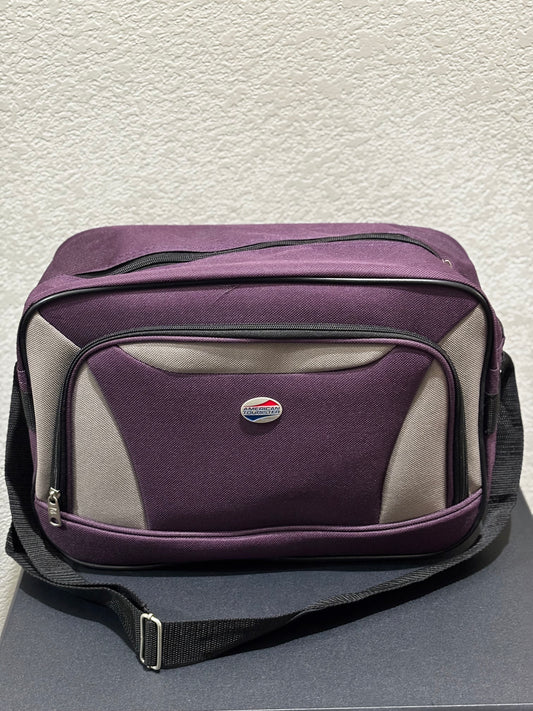 American Tourister Purple Carry-on Travel bag