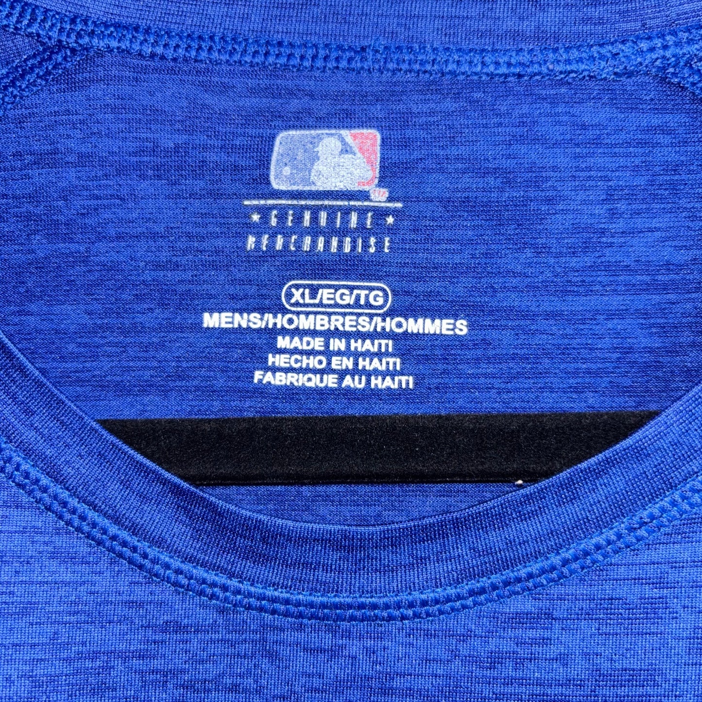 MBL Texas Rangers Blue Short Sleeve Shirt size XLARGE