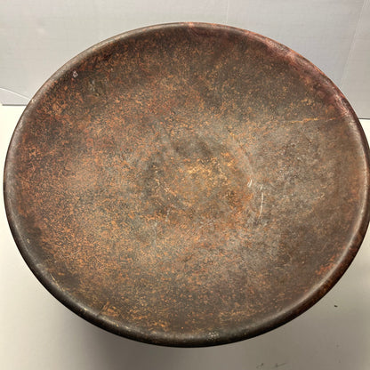 Brown Metal Decorative Display Plate