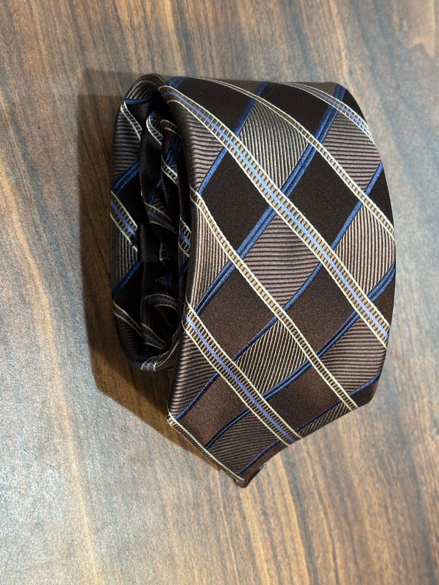 Michael Kors Brown Tie 100% Silk 58”