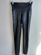 Spanx faux leather, black leggings, size medium women’s