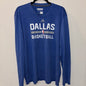 Blue Dallas Mavericks Basketball Long Sleeve size extra large