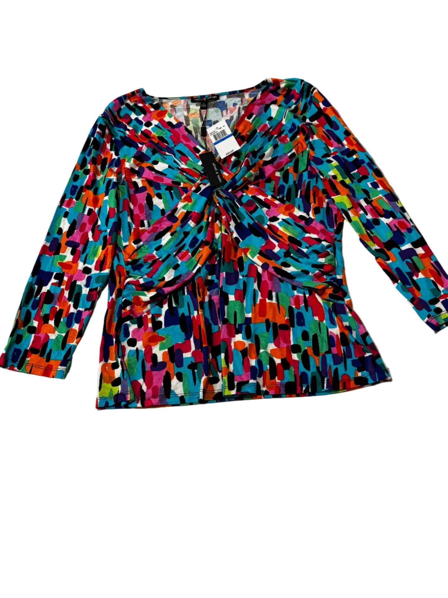 Cable and Gauge Women’s Multicolor Blouse size XL