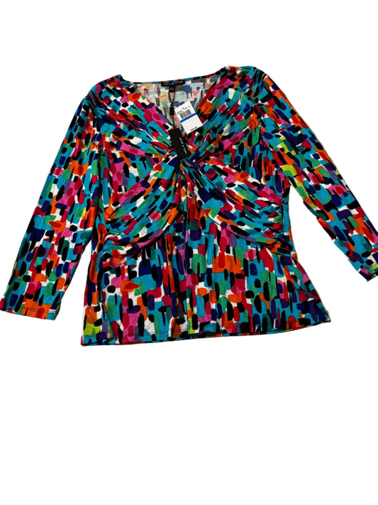 Cable and Gauge Women’s Multicolor Blouse size XL