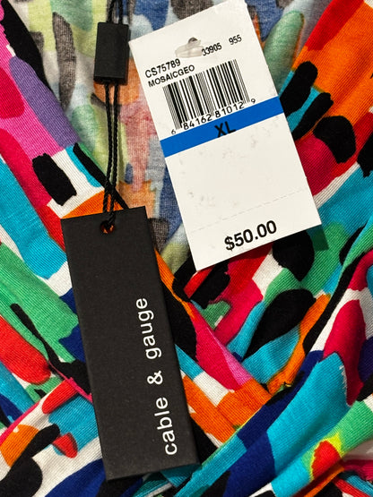 Cable and Gauge Women’s Multicolor Blouse size XL
