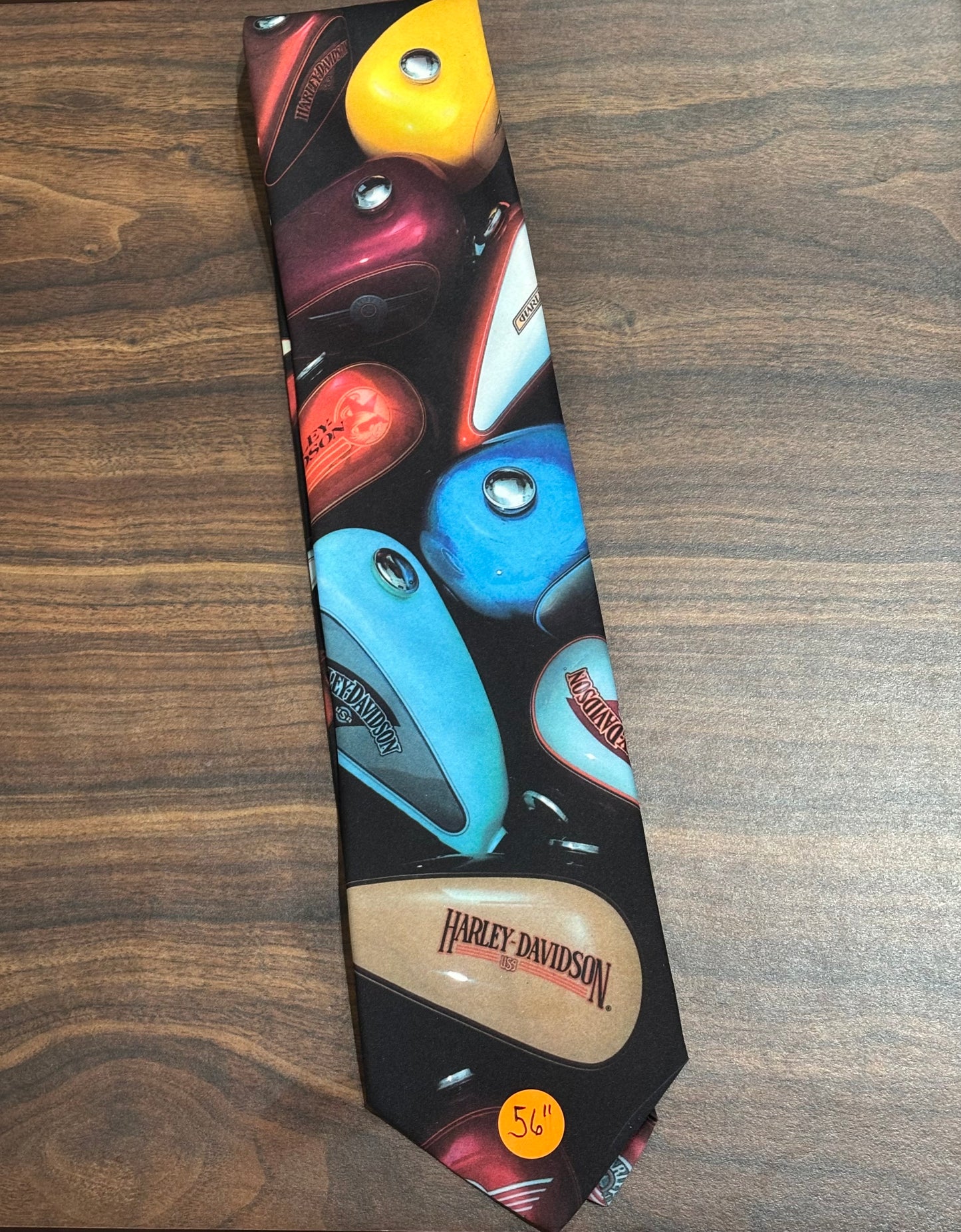 Harley Davidson Tie 100% Polyester 56”