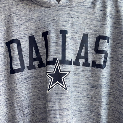 Authentic Dallas Cowboys Men’s Gray Hoodie Long Sleeve Shirt(XL)