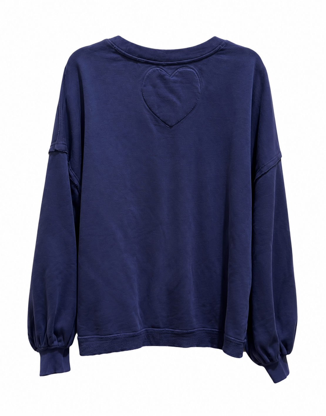 Free People, blue oversize sweatshirt women’s size medium ￼