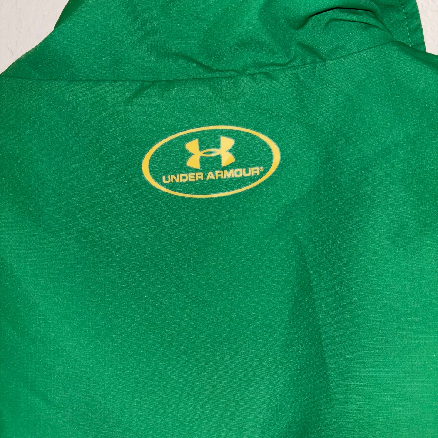 Notre Dame green jacket made by Under Armour new with tags size large