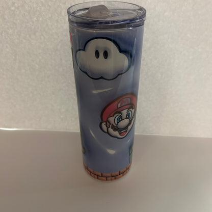 Super Mario Themed Tumbler (20oz)